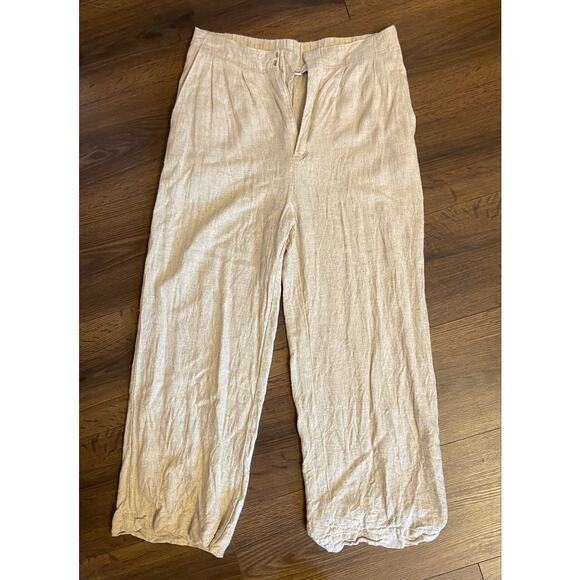 EUC Hunter & Brown Women’s Lightweight Pants Linen Blend sz: Medium - Picture 10 of 12